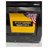 Rolling Tool Cabinet, 6-Drawer, Double Wall Steel, 26-In