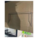 Coleshome Computer Desk 47 inch Modern Sturdy Office Desk Study Writing Desk for Home Office,Teak