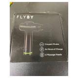 Massage Gun Deep Tissue - Percussion Muscle Massager Gun for Athletes - Flyby F1Pro - Handheld Neck & Back Massager for Pain Relief - Therapy and Relaxation Body Massager Gun - Lightweight (Black)