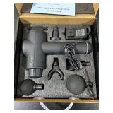 Massage Gun Deep Tissue - Percussion Muscle Massager Gun for Athletes - Flyby F1Pro - Handheld Neck & Back Massager for Pain Relief - Therapy and Relaxation Body Massager Gun - Lightweight (Black)