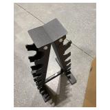 Fitness Alley Steel Dumbbell Rack - 5 Tier Weight Holder & 5 Tier Weight Rack Dumbbell Stand - Dumbbell Holder - Dumbbell Rack Stand - Weight Racks for Dumbbells of All Sizes