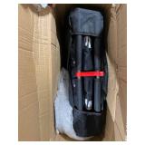 AUKAR Heavy Duty Collapsible Folding Wagon Utility Outdoor Garden Cart with 7" All-Terrain Wheels Adjustable Push and Pull Handles for Shopping, Picnic, Beach, Camping, Sports (Black)