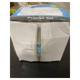 Jleisure - 8 Ft x 25" Prompt Set Inflatable Outdoor Backyard Swimming Pool - Blue