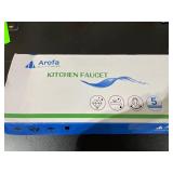 Gold Kitchen Faucet with Sprayer,Single Handle Kitchen Sink Faucet with Pull Out Sprayer, Champagne Bronze,Arofa