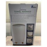 Zadro Luxury Ultra Large Towel Warmer in White - Retails $158.00