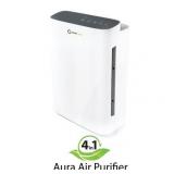 InvisiClean Aura II HEPA Air Purifier for Allergies and Asthma, Smoke Odors, Large Rooms, Home, Pets, Mold, Dust - 4-in-1 System with UV, Ionizer, True HEPA, & Carbon
