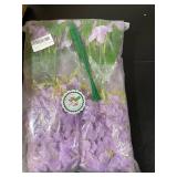 Hanging purple Garland 10 piece 3.2 feet