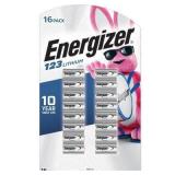 Energizer 123 Lithium Photo Batteries- 16 Pack