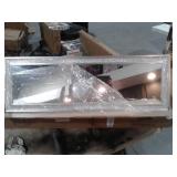 Iconic Home Glitzy Crystal-Bordered Rectangular Jewelry Armoire with Mirror - Retails $140.00 - Very Pretty!