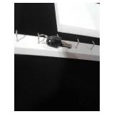 Iconic Home Glitzy Crystal-Bordered Rectangular Jewelry Armoire with Mirror - Retails $140.00 - Very Pretty!