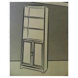 Realspace Magellan 72" 5-shelf bookcase with doors. New in box. Espresso finish.