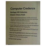 Sauder Heritage Hill Collection Classic Cherry finish Computer Credenza, new in box.