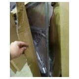 Realspace glass top Axley computer desk, new in box.