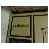 realspace Pelingo Collection computer desk, with gray finish. New in box.