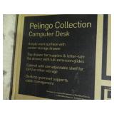 realspace Pelingo Collection computer desk, with gray finish. New in box.