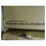 realspace Pelingo Collection computer desk, with gray finish. New in box.