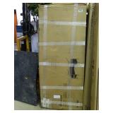 Sauder L-shaped desk. New in box. Measurements in pictures.