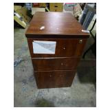 Lorell 2 drawer file cabinet with keys.