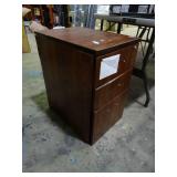 Lorell 2 drawer file cabinet with keys.