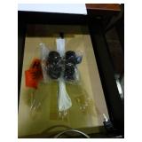 Lorell 2 drawer file cabinet with keys.