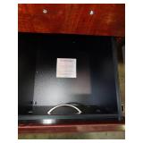 Lorell 2 drawer file cabinet with keys.