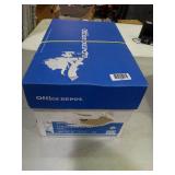 Case of 10 reams of multipurpose 8.5" x 11" bright white paper. 20lb and 96 brightness.