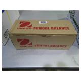 OHAUS school balance scale, in original box.