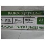 Case of 8 boise reams of 8.5" x 14" multi-use copy paper. 20lb and 92 brightness.