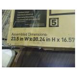 realspace Magellan 2-drawer lateral file cabinet. Blonde ash finish. Measurements in the pictures.