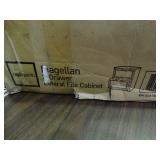 realspace Magellan 2-drawer lateral file cabinet. Blonde ash finish. Measurements in the pictures.