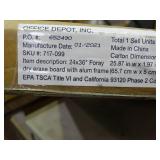 24"x36" Foray dry erase board with aluminum frame, new in box.