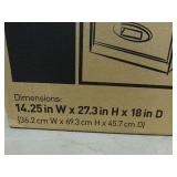 realspace 3 drawer lockable vertical file cabinet, new in box.