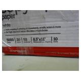 case of 8.5"x11" copy & print 20lb paper.