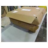 3 boxes of crouchet taupe peal and stick carpet tiles.  Each box has 15 tiles, all same color.