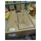 realspace pneumatic sit or stand desk riser. With black finish.  Measurements in pictures. New in box.
