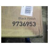 realspace pneumatic sit or stand desk riser. With black finish.  Measurements in pictures. New in box.