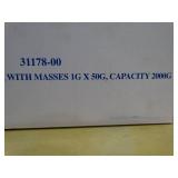 Student balance with masses. New in box.