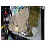 realspace Magellan classic cherry finish L-shaped desk.  New, but box is pretty torn up.