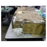 realspace Magellan classic cherry finish L-shaped desk.  New, but box is pretty torn up.