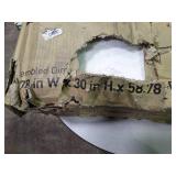 realspace Magellan classic cherry finish L-shaped desk.  New, but box is pretty torn up.