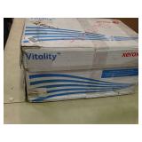 Case of 8 reams of Xerox 8.5"x11" vitality multipurpose copy paper.