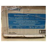 Case of 8 reams of Xerox 8.5"x11" vitality multipurpose copy paper.