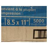 Case of 8 reams of Xerox 8.5"x11" vitality multipurpose copy paper.