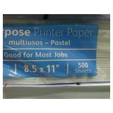 3 reams of Xerox Pastel blue multipurpose printer paper