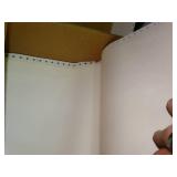 box of 9.5"x11" - 1/2" margins 3 part computer paper.