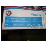 Case of 10 reams of Xerox Vitality 8.5"x11" multipurpose printer paper