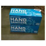 2 boxes of 100 count Advanced Sanitizer