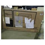 realspace Magellan classic cherry finish 2 drawer lateral file cabinet, new in box.