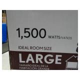 Electric oil filled 1500 watt radiator heater, new in box.