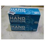 2 boxes Advanced hand sanitizer. 100 count packets per box.